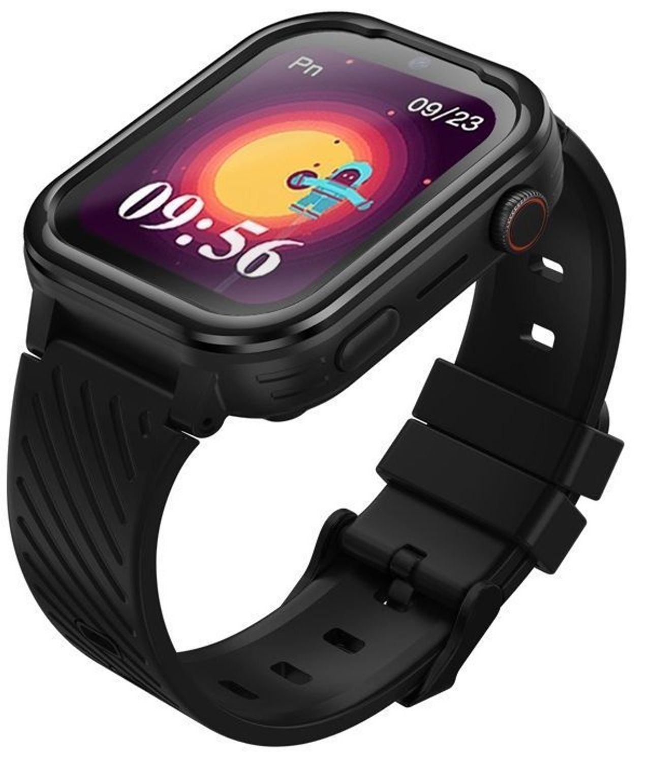 Smartwatch dziecięcy Garett Kids Essa 4G czarny. Smartwatch Garett dziecięcy. Smartwatch Garett z GPS. Dziecięcy Garett z rozmowami. Zegarek smartwatch dla dzieci. Przycisk SOS. Idealny prezent dla dziecka (2).jpg